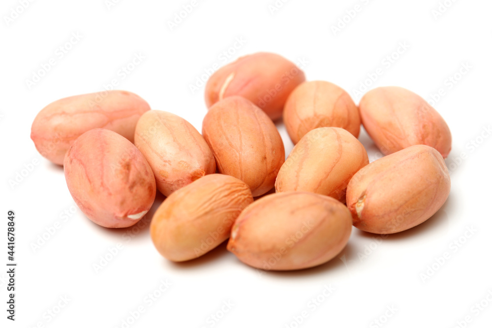 Obraz premium Peanut kernel isolated on white background 