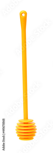   honey stick isolated on white background photo