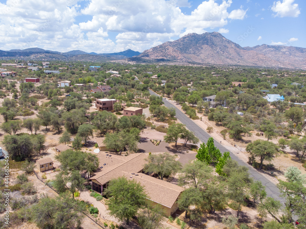Fototapeta premium Arizona Home On A Piece Of Land
