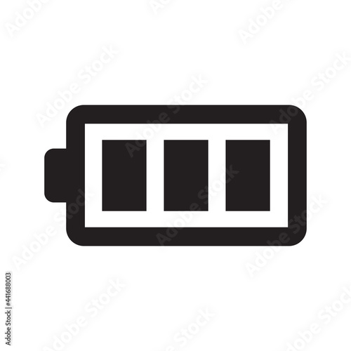 battery icon vector graphic design
