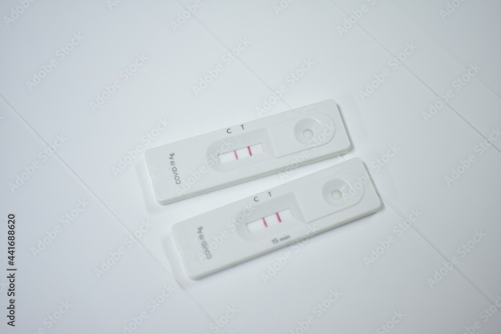 Rapid covid-19 Antigen in laboratory. Rapid covid-19 Antigen in laboratory.