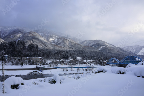 石川県 豪雪の白山麓 - White Mountain in Winter