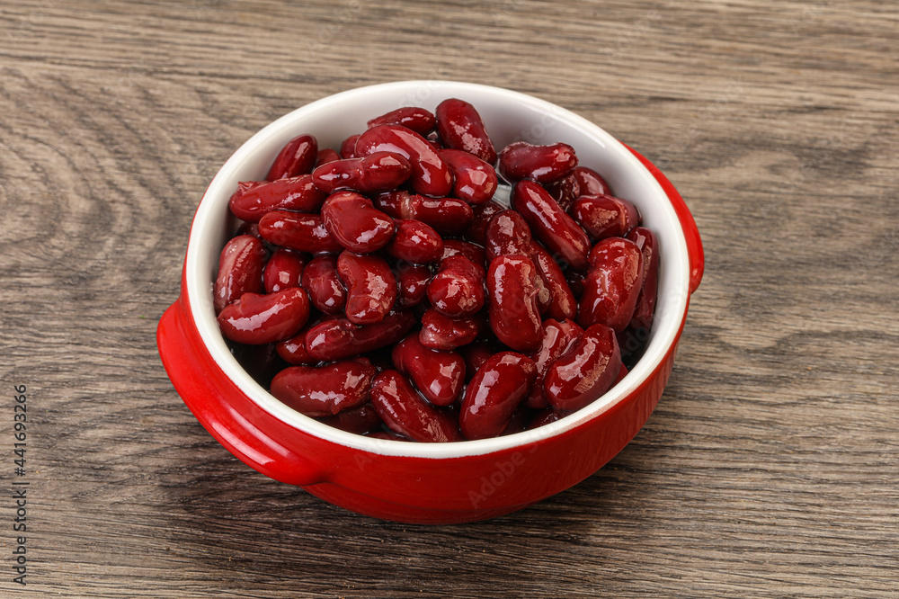 Canned red Kidney in the bowl Canned red Kidney in the bowl