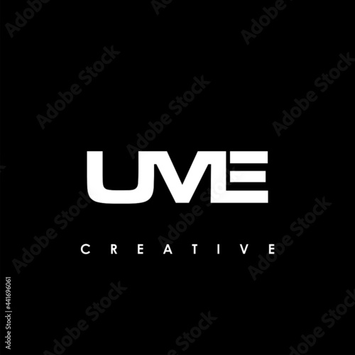 UME Letter Initial Logo Design Template Vector Illustration