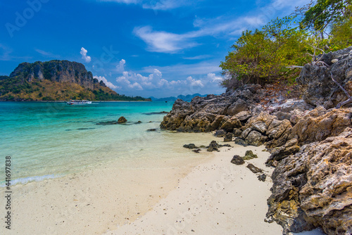 Thai islands near Railay Bay in Krabi province, Thailand