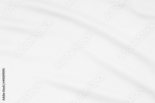 White fabric  cloth soft waves texture background.