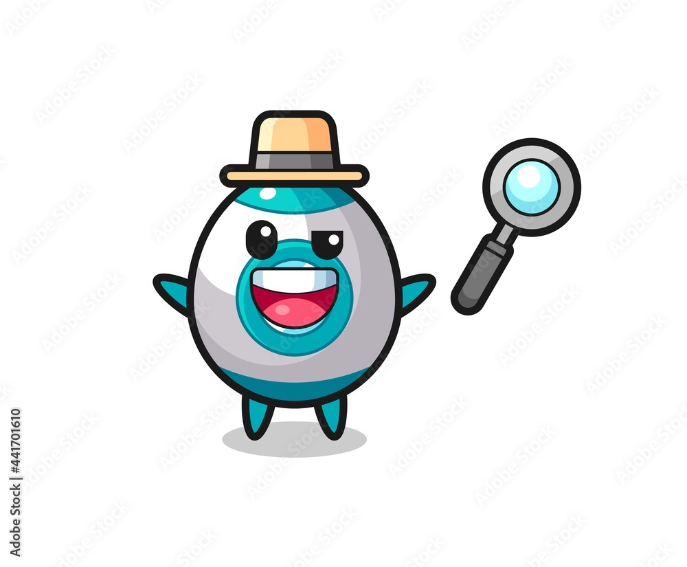 illustration of the rocket mascot as a detective who manages to solve a case illustration of the rocket mascot as a detective who manages to solve a case