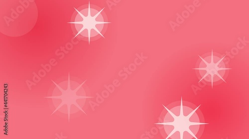 光る背景　赤色