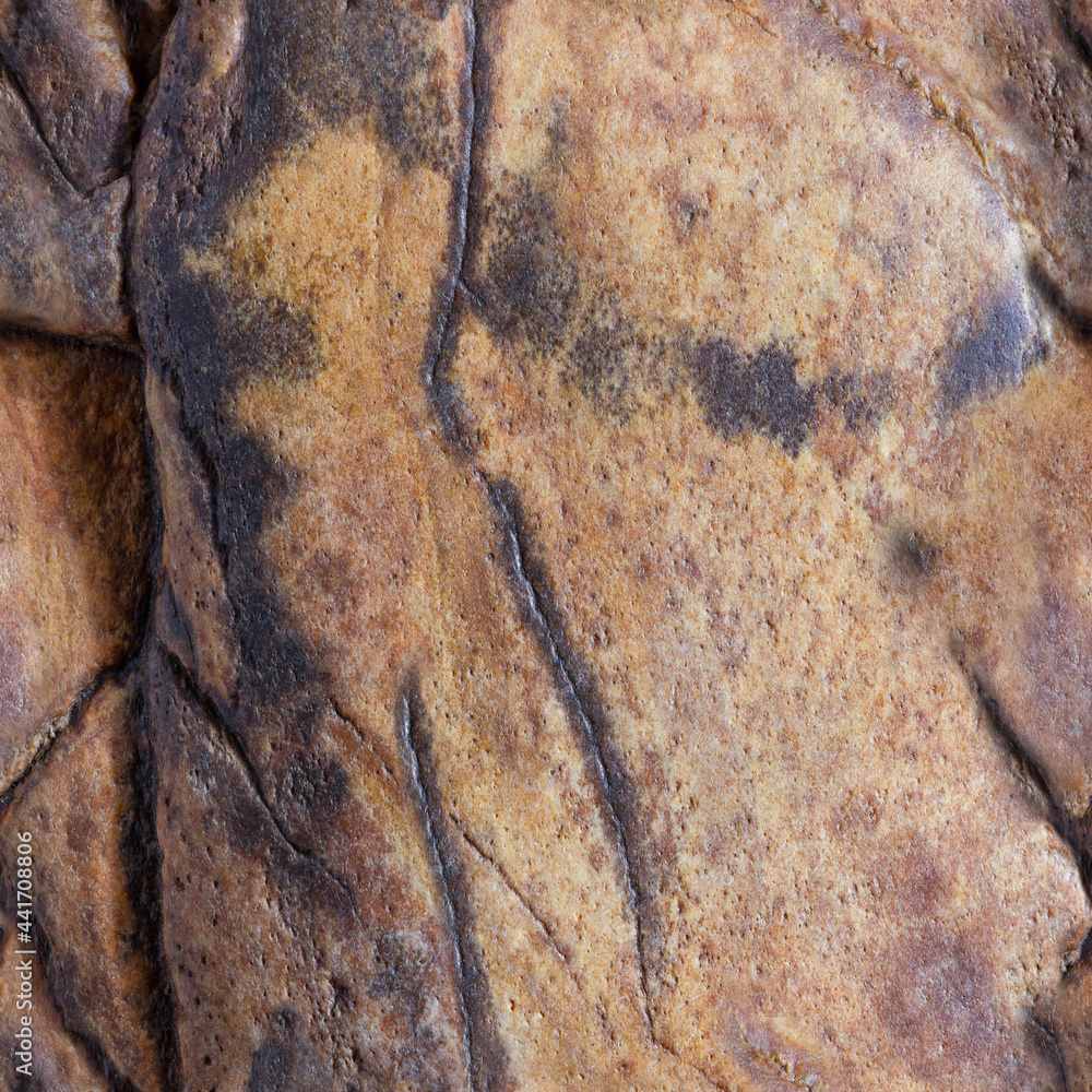 Rust Tearing Seamless texture of rusty metal. Rust, corrosion, craters and ...