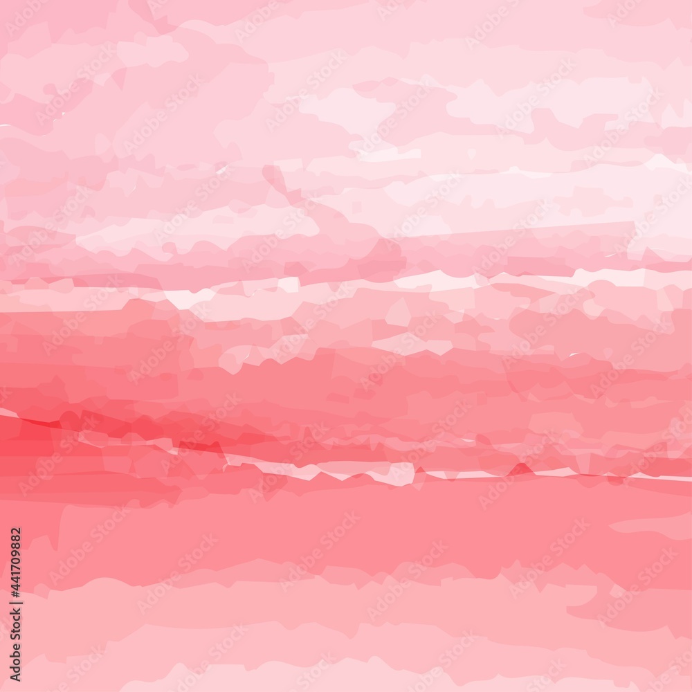 Pastel pink nature painting background vector