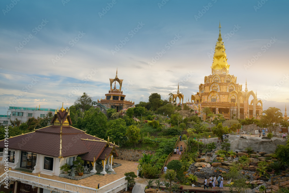 12 September 2020 at Phetchabun Province Thailand People travel holiday at Wat Pha Son Kaew Khao Kho Phetchabun Province Thailand