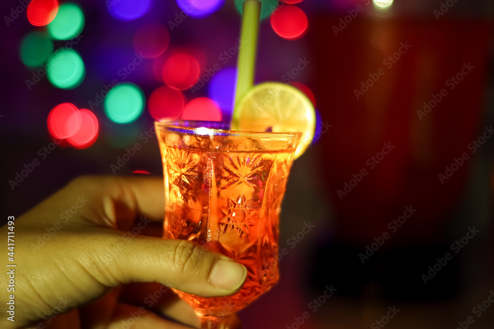 Fototapeta premium Make cocktail drink