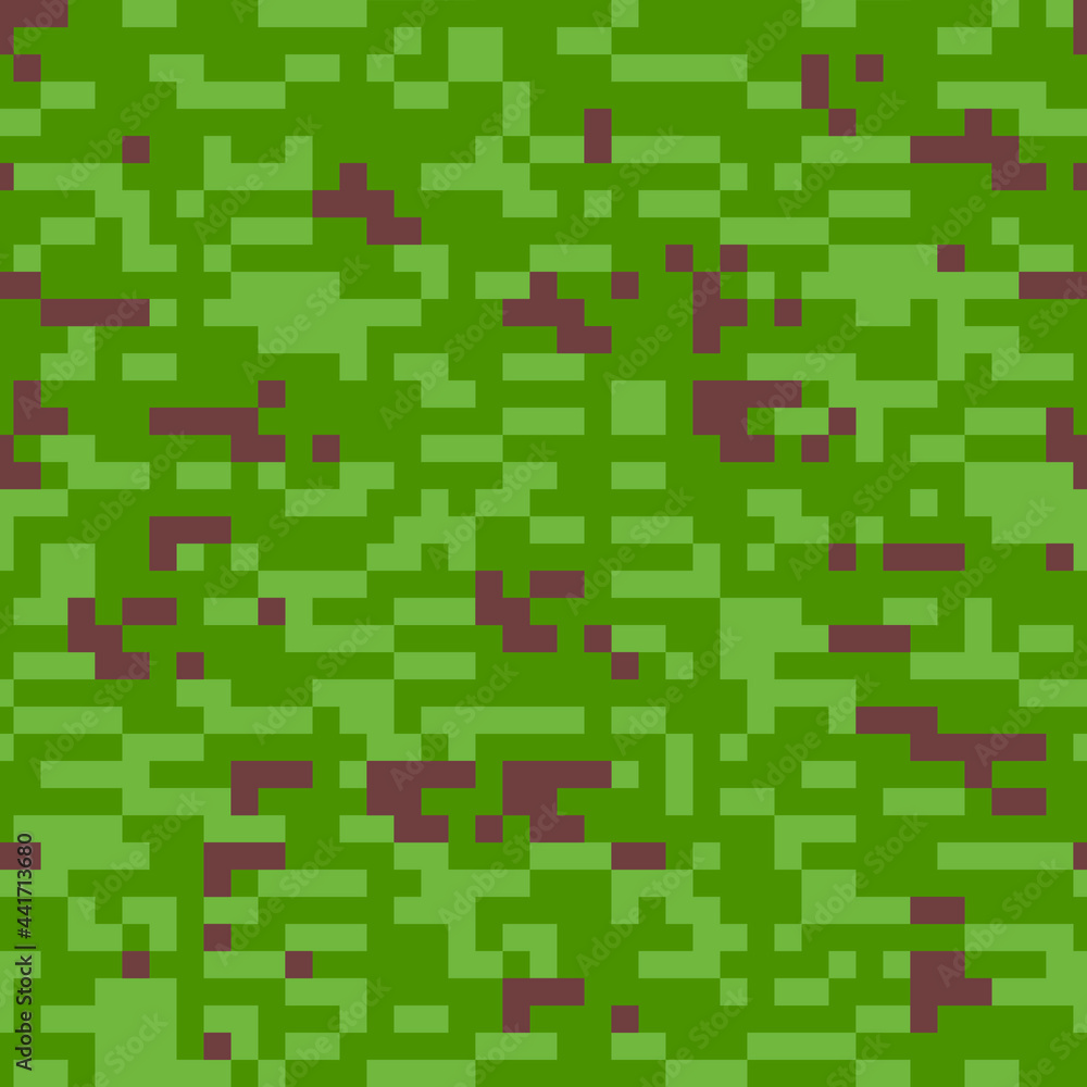 Seamless pixel camouflage on a light background. Vector graphics. Seamless pixel camouflage on a light background. Vector graphics.