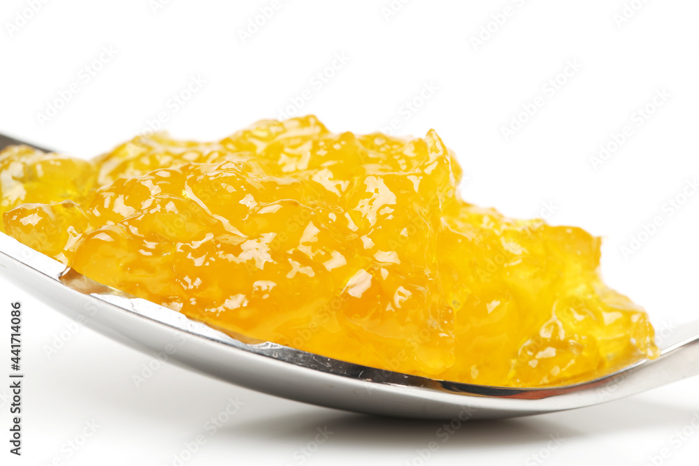 naturally crystallized rape honey on white wooden naturally crystallized rape honey on white wooden