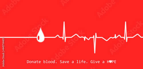 Foto Blood donation medical icon
