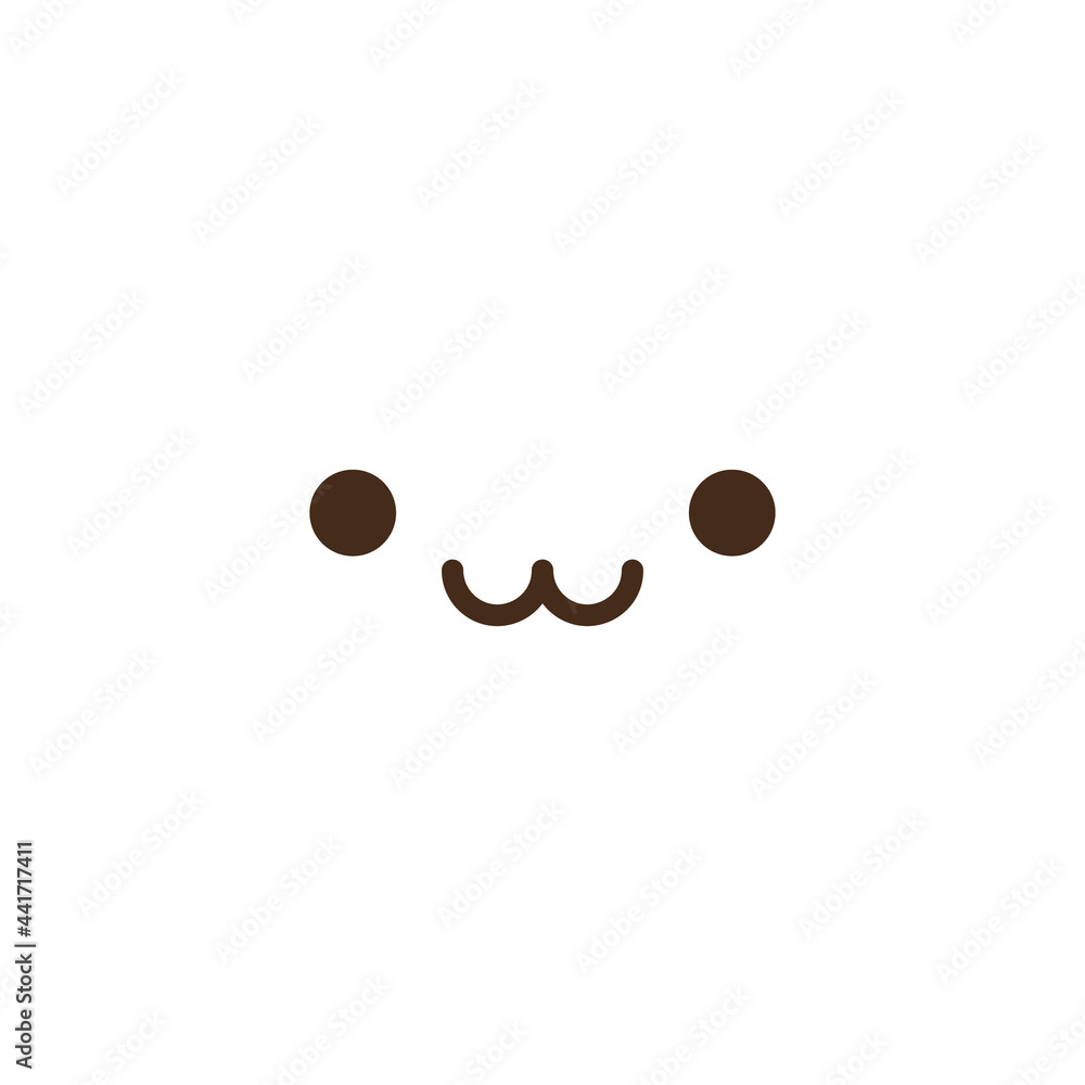 Vector kawaii anime emoji isolated icons set. Vector kawaii anime emoji isolated icons set.