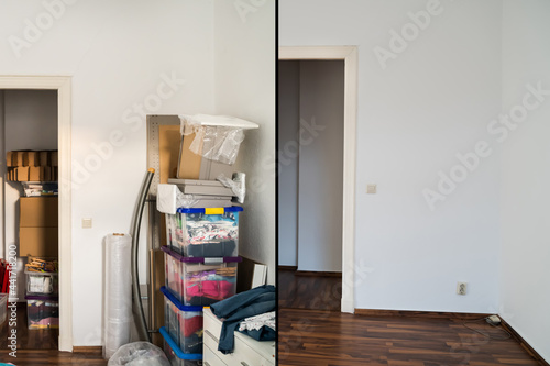 Tapety artystyczne House Mess And Junk Declutter