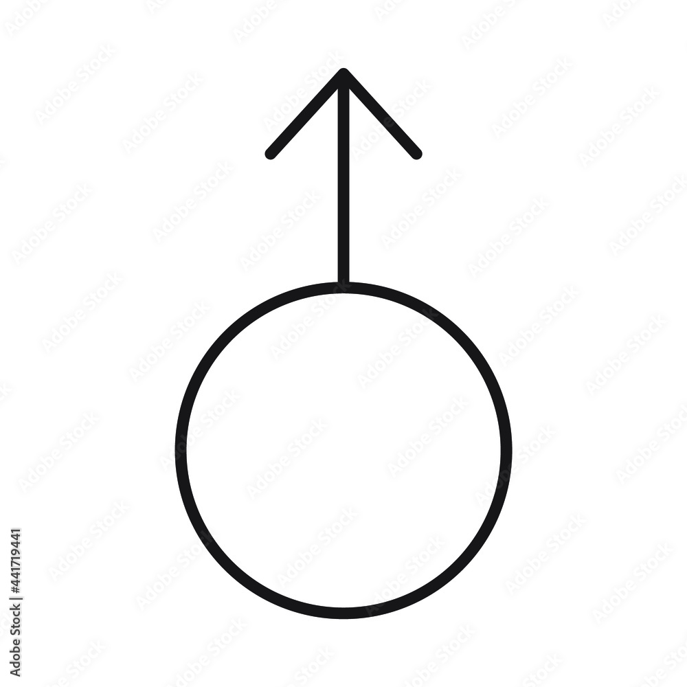 Fototapeta premium gender icons symbol vector elements for infographic web