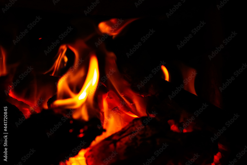 Heat energy heap closely, red and yellow, thermal energy at the fuel point during the night. Fire with a black background for the wallpaper. Heat energy heap closely, red and yellow, thermal energy at the fuel point during the night. Fire with a black background for the wallpaper.