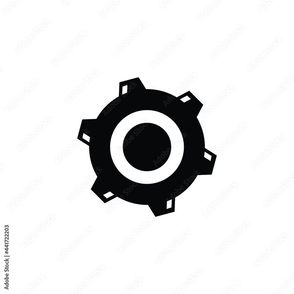 gear icon design template vector gear icon design template vector