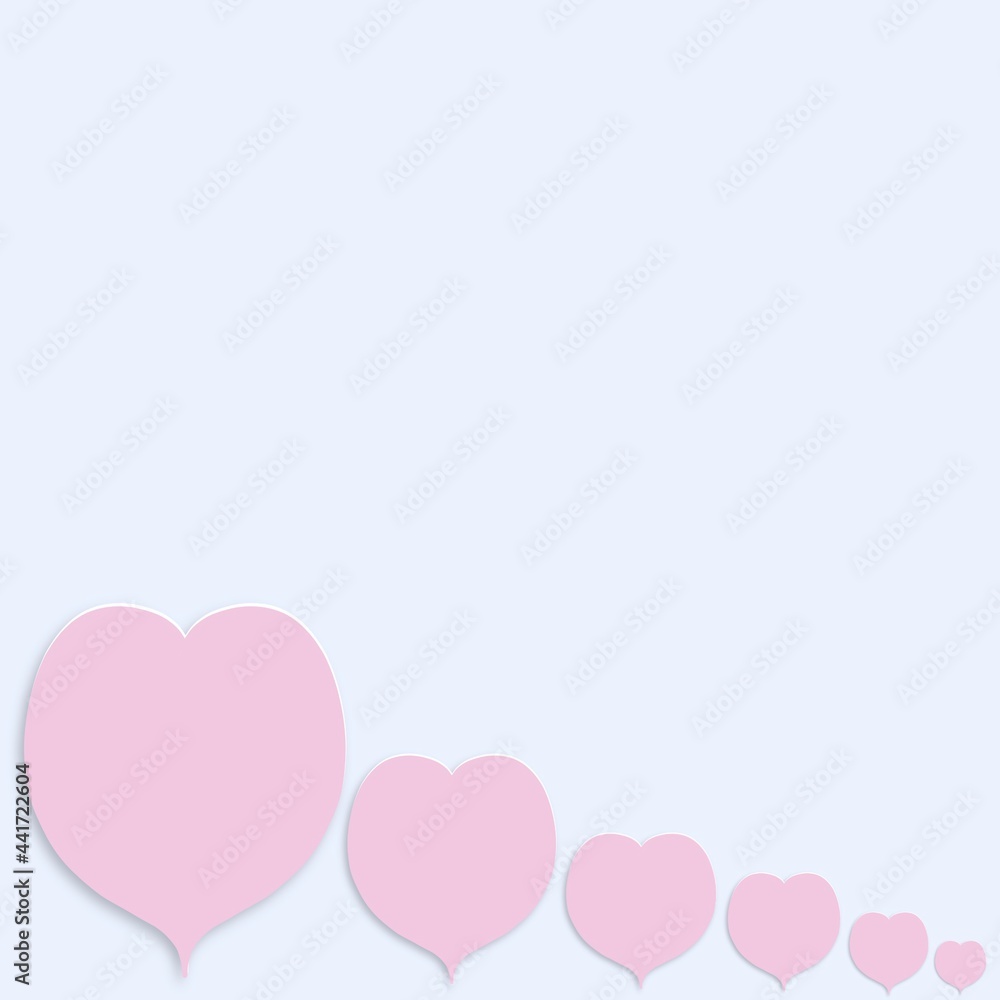 Abstract heart shape paper cut effect. Valentine background. Abstract heart shape paper cut effect. Valentine background.