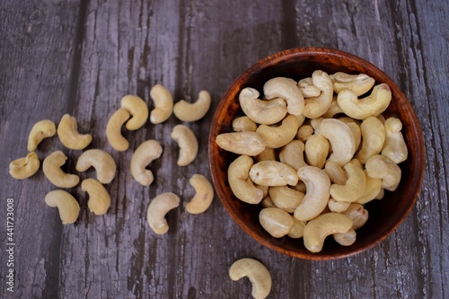 bowl with cashew nuts photo