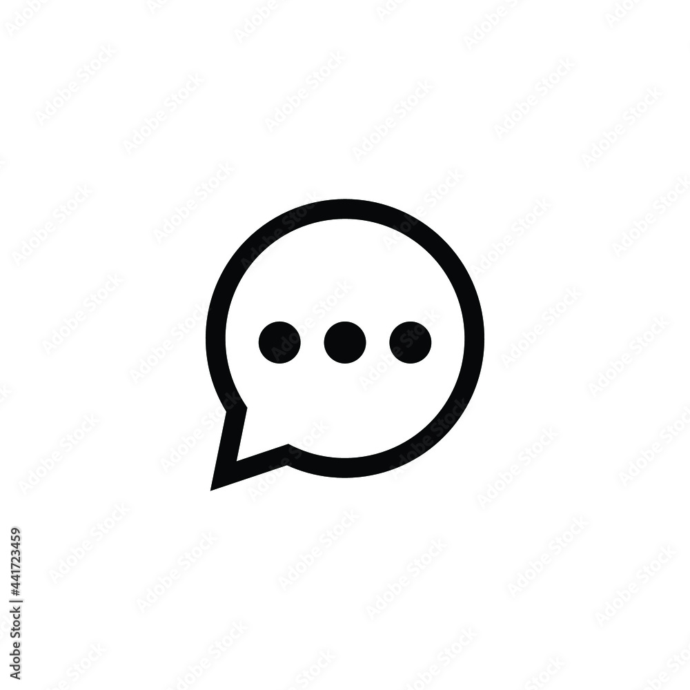 chat icon design template vector chat icon design template vector