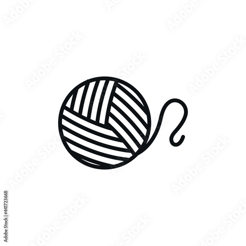wool icon design template vector