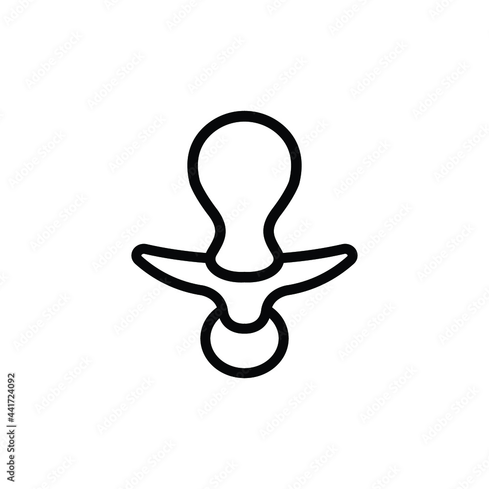 pacifier icon design template vector pacifier icon design template vector