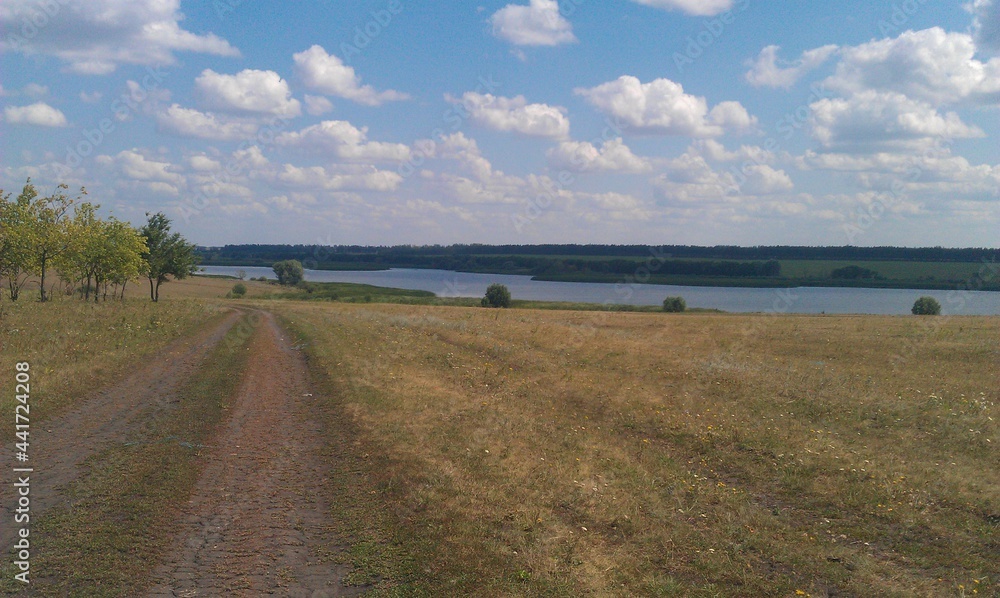 landscape with river