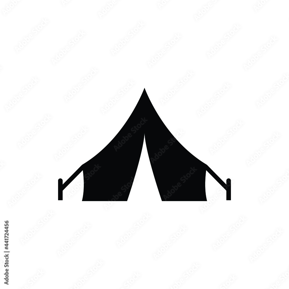 camping tent icon design template vector camping tent icon design template vector