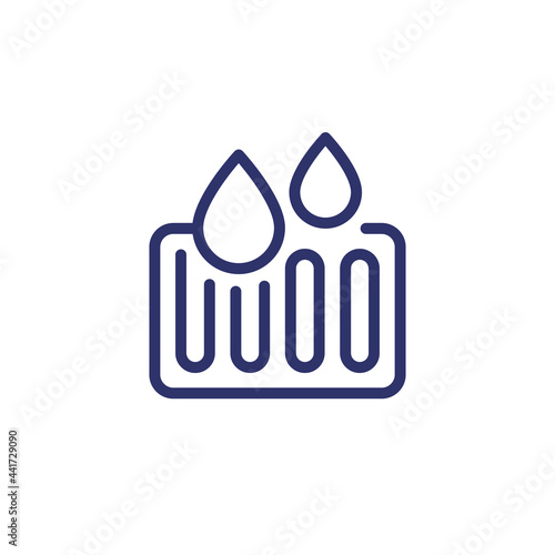 drain or drainage line icon