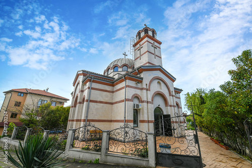Kraimorie, Burgas, Bulgaria. Temple Church of saint Pimen Zografski