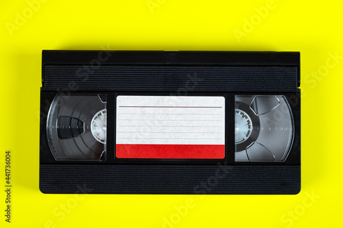 Video Cassette closeup