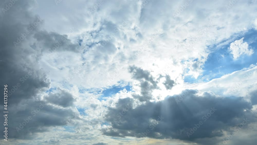 Moving cloudy past the sun Time Lapse Moving cloudy past the sun Time Lapse