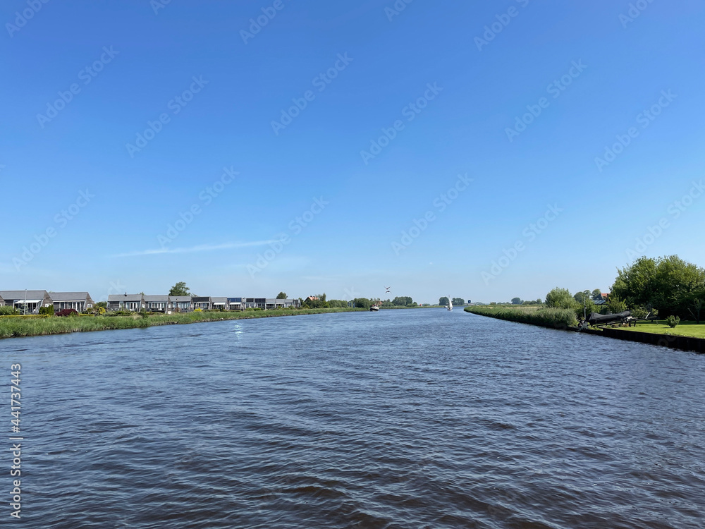 Canal around Grou in Friesland
