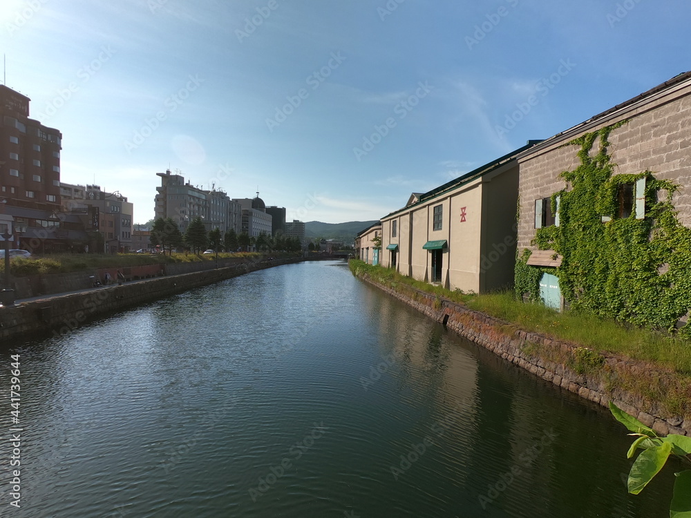 小樽運河の風景、北海道