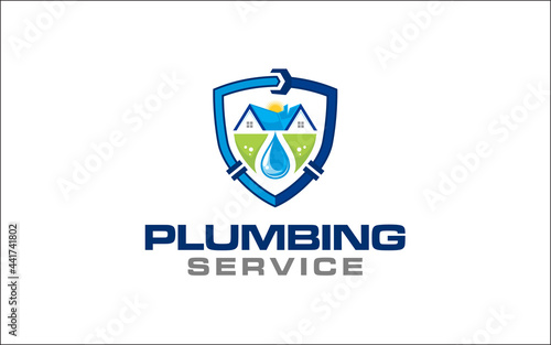 Illustration graphic vector of plumbing and maintenance service Logo Design template-10