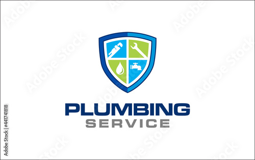 Illustration graphic vector of plumbing and maintenance service Logo Design template-10