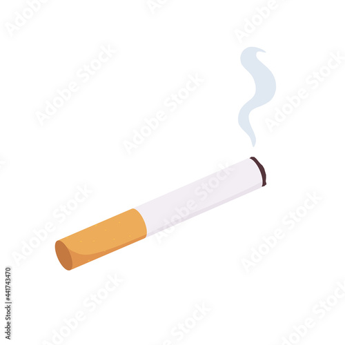 Cigarette. Burning cigarette butt. Tissue paper. Nicotine. Resin. Tobacco. Smoke. Bad habit. Dependence.Drug.
