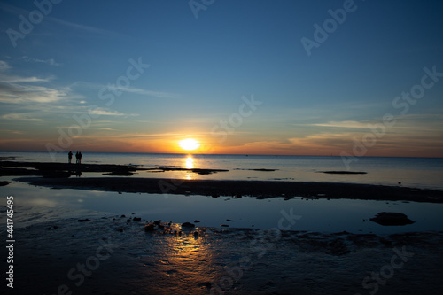 sunset at the beach