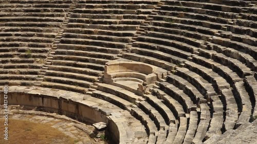 Hierapolis Ancient City in Pamukkale Turkey photo