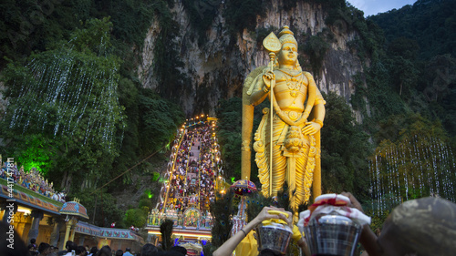 Thaipusam celebration at Batu Caves, Malaysia photo