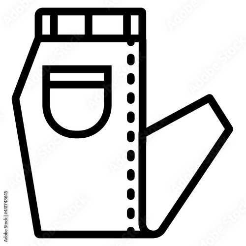 jeans line icon