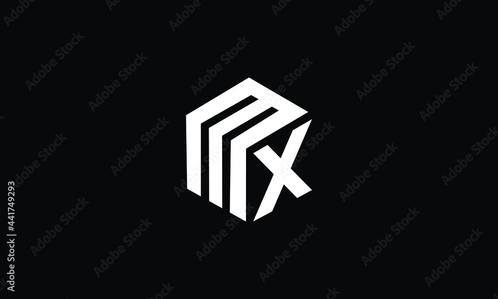 MX and XM M or X Initial Letter Vector Logo Design For Brand