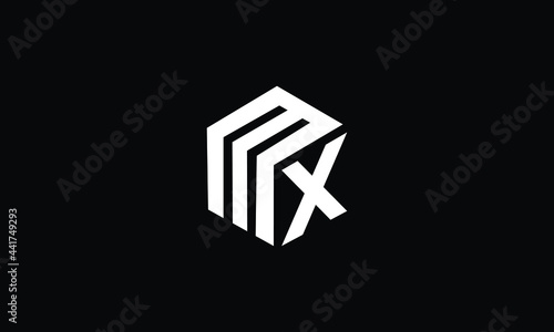 MX and XM M or X Initial Letter Vector Logo Design For Brand photo