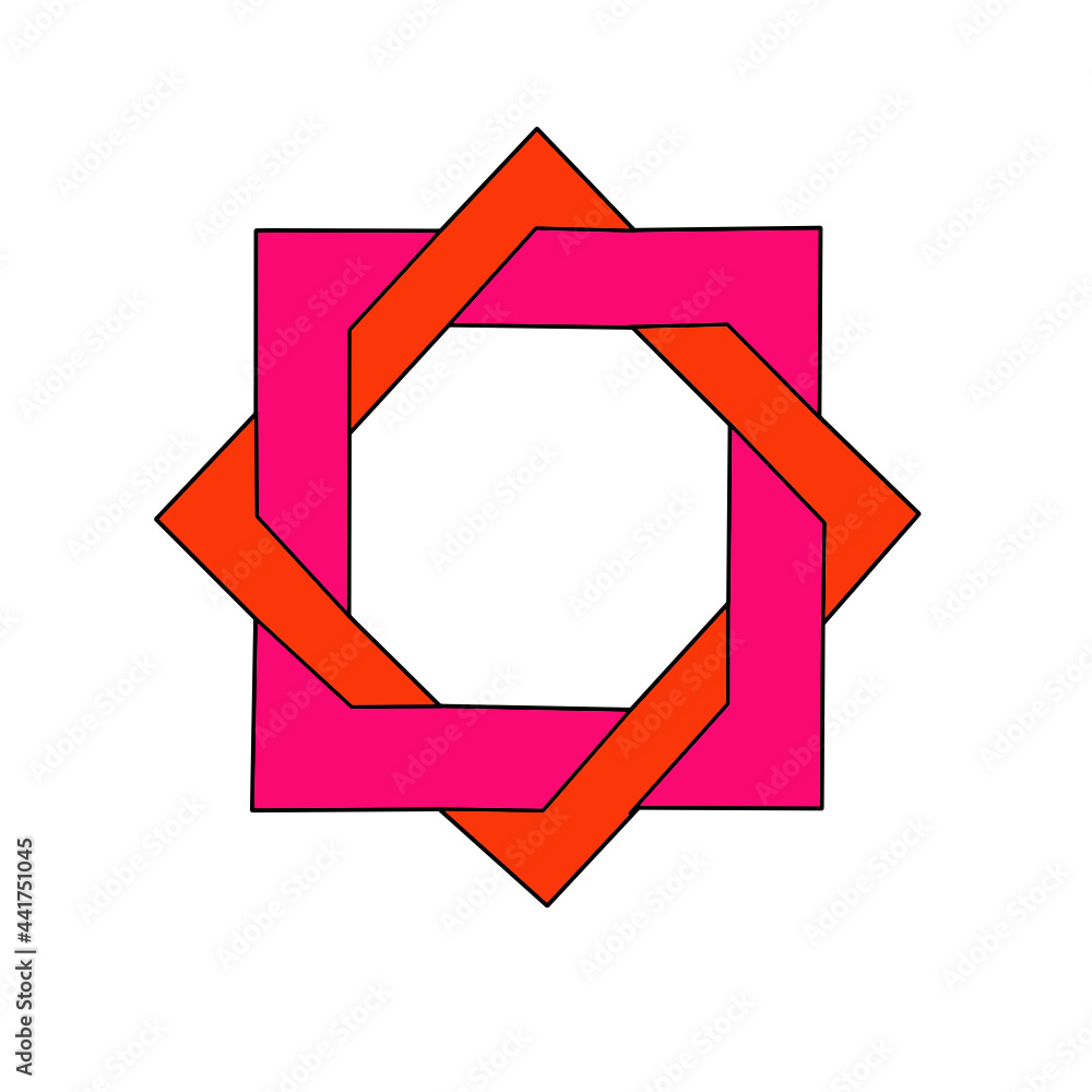 combine two squares logo graphic design vector illustration combine two squares logo graphic design vector illustration