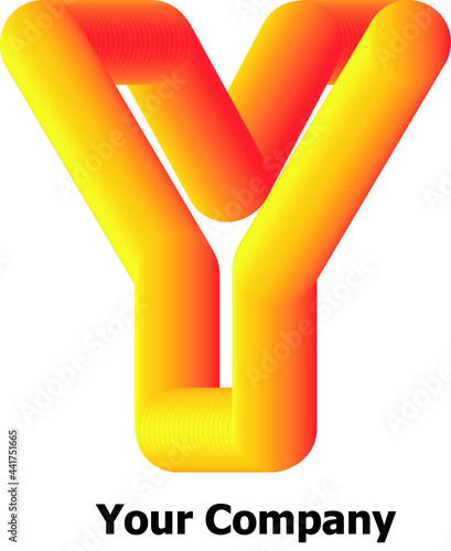 3d graphic of an symbol y