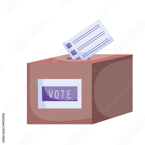 voting box and ballot