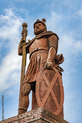 Quadro su tela Statue of William Wallace, Bemersyde in the Scottish Borders, UK
